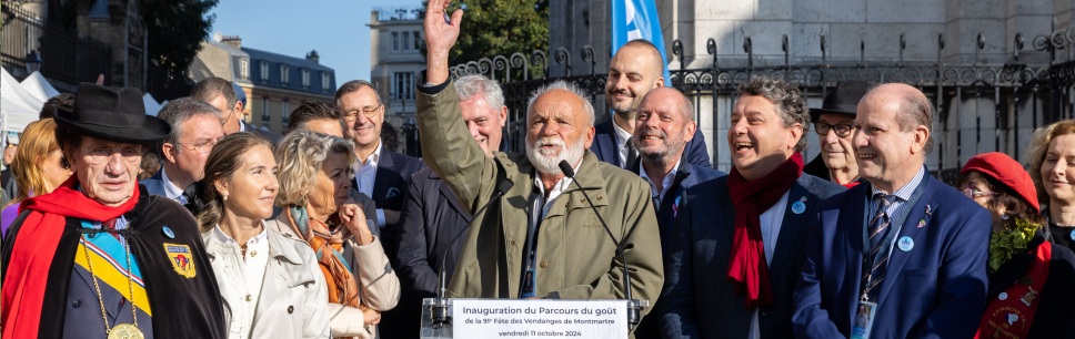 Ouverture du parcours du goût 2024 avec le parrain pour un discours enflammé d'imaginaire...